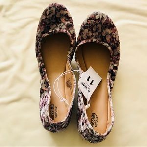 [NWOB] Mossimo (Sz 11) Floral Ballet Flats Shoes